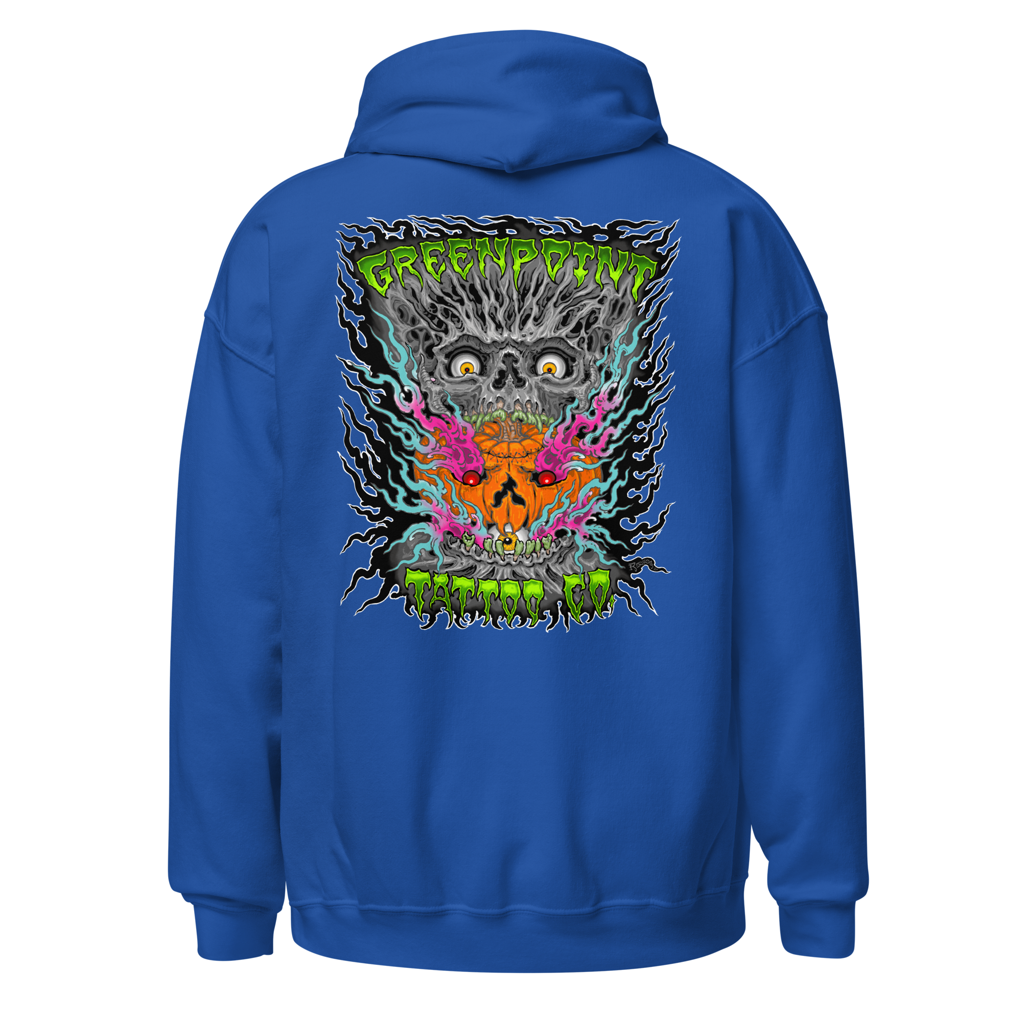 Peter Do】Logo Creased Tattoo Hoodie Peter Do】Logo Creased